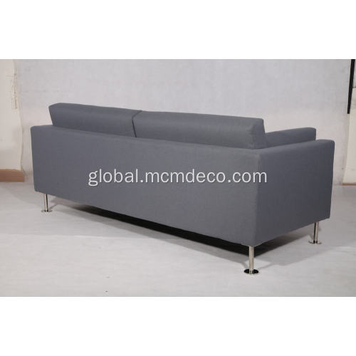 Grey Fabric Sofa Living Room Park Fabric Sofa Manufactory